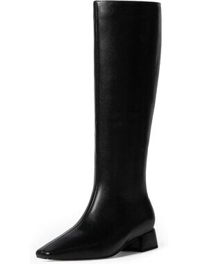 Chic Knee High Chunky Heel Boots for Women | Stylish Tall Fall Footwear